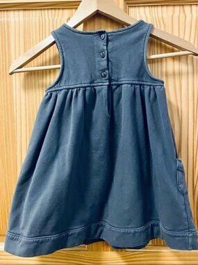 Jillian's Closet grey jersey dress with pockets 3T